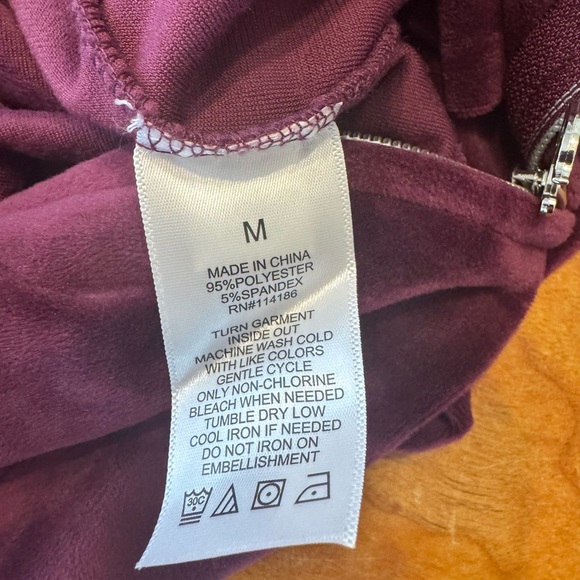 Juicy Couture OG Bling Hoodie in Rich Purple Size M. Like new condition. - Picture 9 of 9